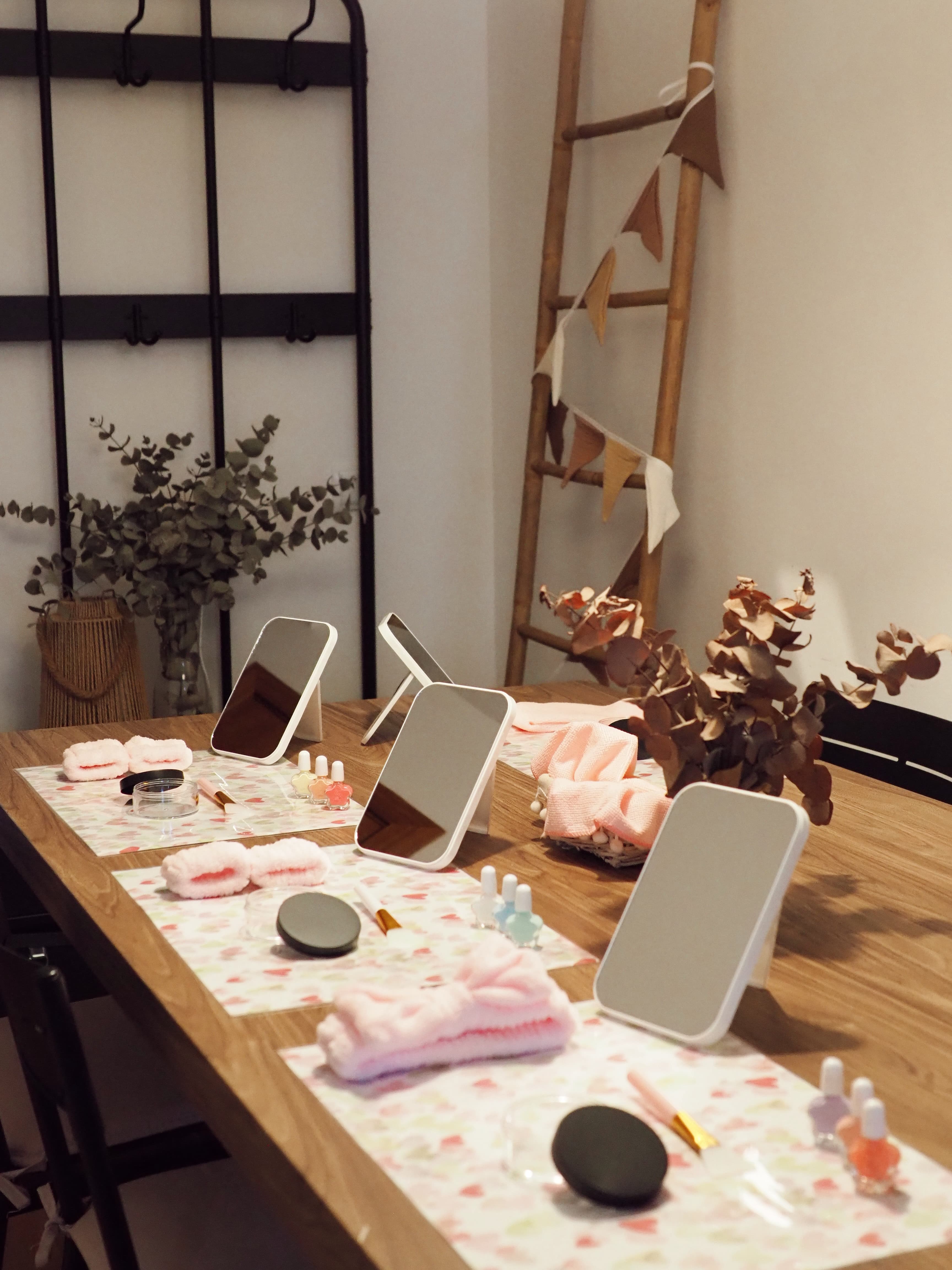 Espai preparat per al taller Beauty Kids